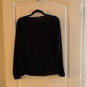 Express Women's Elegant Black Blouse